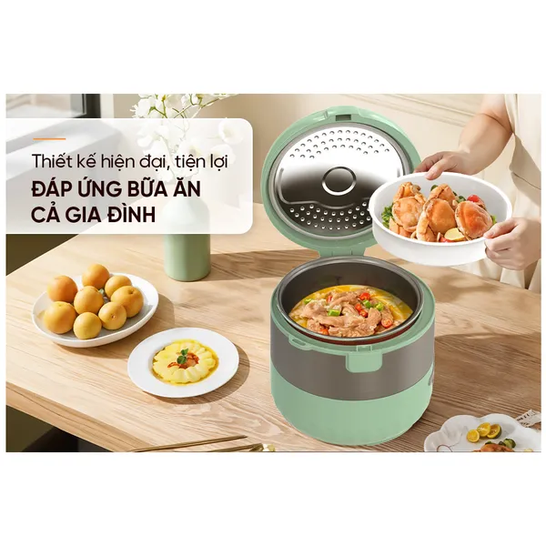 Nồi Cơm Điện Sunhouse SHD8604 1.8 Lít