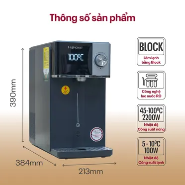 Máy Lọc Nước RO Nóng Lạnh Fujihome WP302C 2