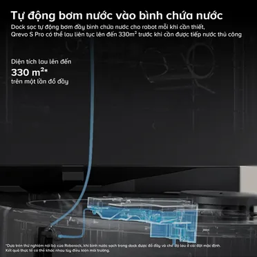 Robot Hút Bụi Roborock Qrevo S Pro Màu Đen 20