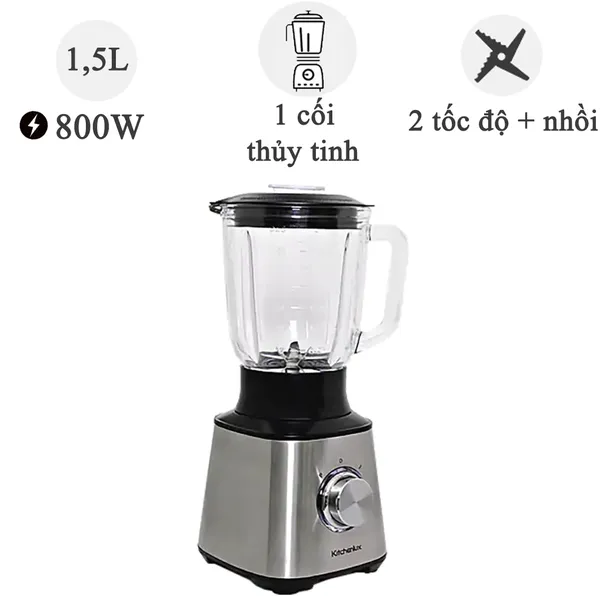 Máy xay sinh tố Kitchenlux GS-603A 800W