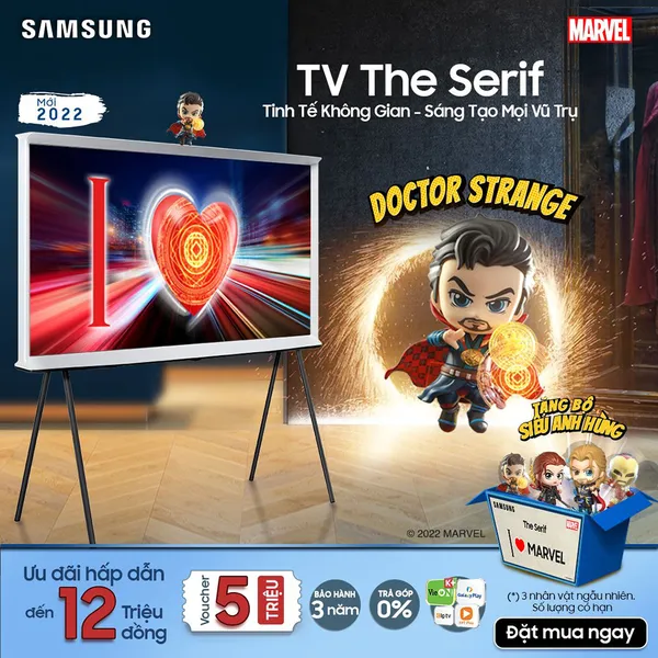 Smart Tivi Samsung 4K The Serif 65 Inch QA65LS01B