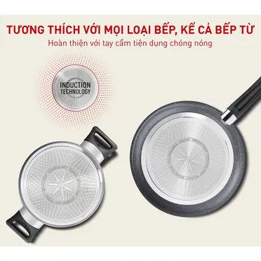 Chảo Chiên Sâu Lòng Tefal Cook Healthy 28cm 2