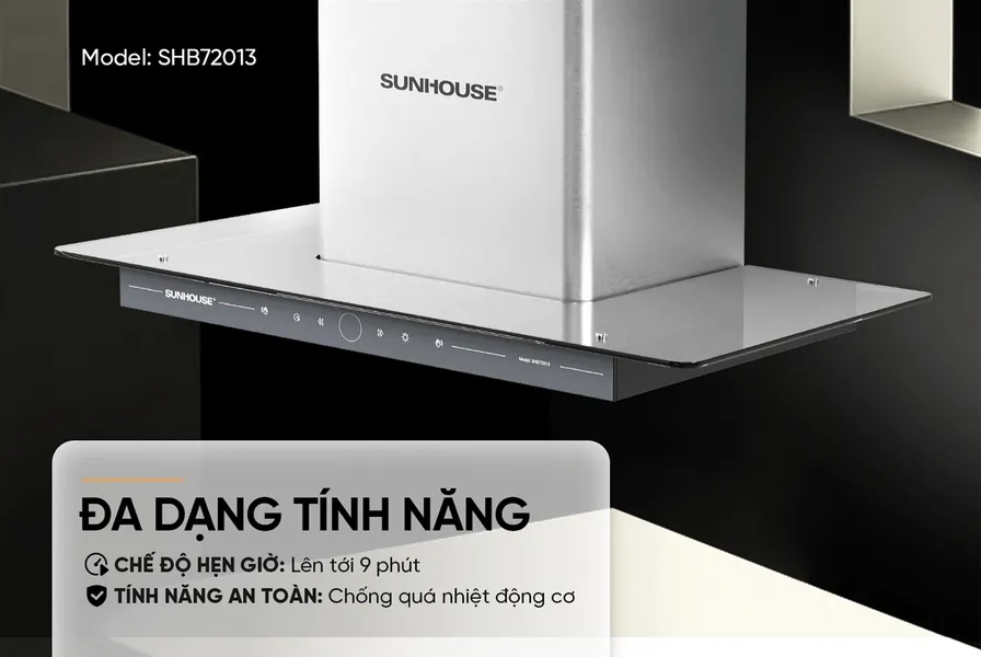 Máy Hút Mùi Chữ T Sunhouse SHB72113-MT