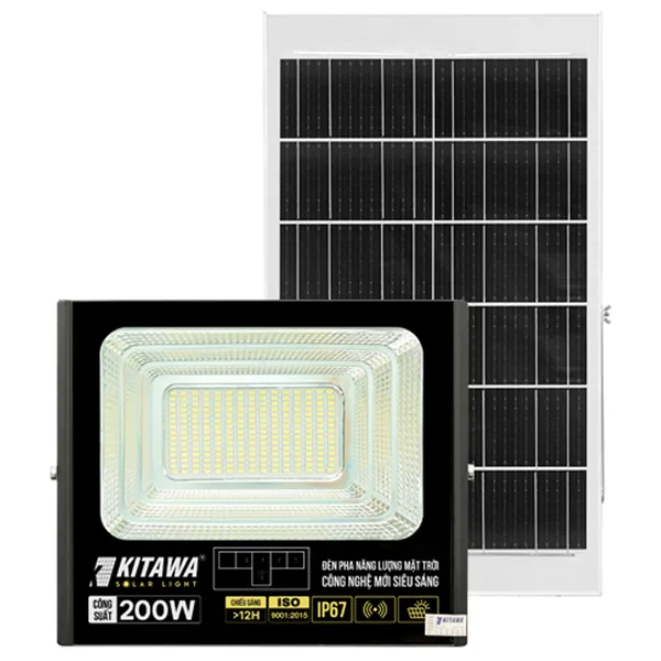 Đèn Năng Lượng Mặt Trời 200W Kitawa FL9200