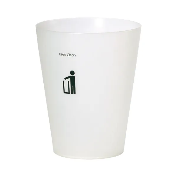 Thùng Rác KEEP CLEAN Nhựa Tròn 4.5L Trắng