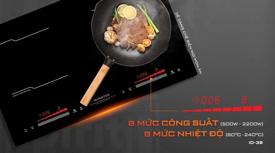 Bếp Đôi Junger ID-39 - Thái Lan