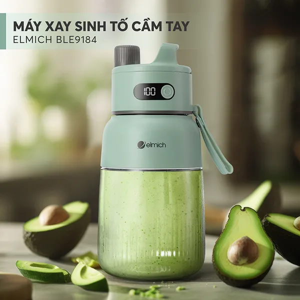 Máy Xay Sinh Tố Cầm Tay Elmich BLE9184