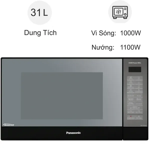 Lò vi sóng Panasonic NN-GT65JBYUE 31 lít