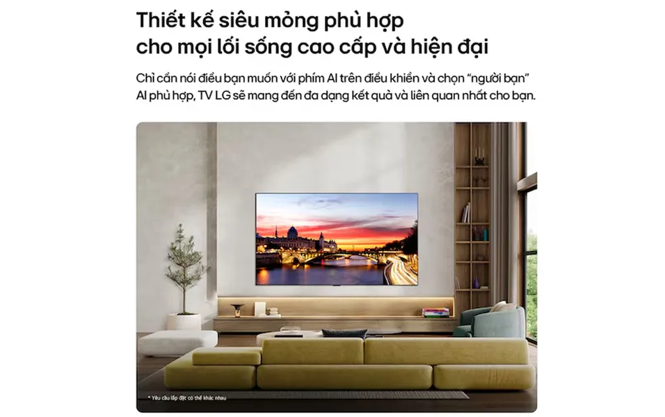 Smart Tivi LG OLED AI 4K 77 Inch OLED77C6PSA