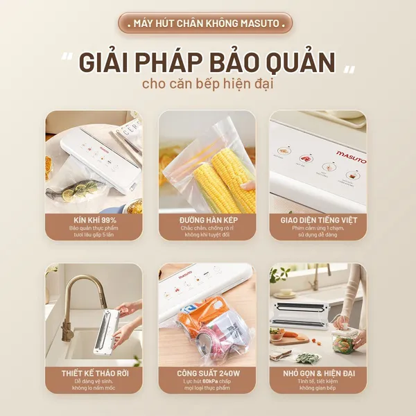 Máy Đóng Gói Hút Chân Không Masuto MSSMASTER