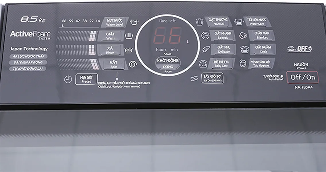 Máy Giặt Panasonic 8.5 Kg NA-F85A4GRV