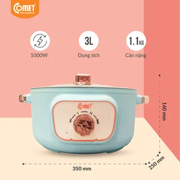 Nồi Lẩu Điện Comet CM7735 3.0 Lít 3