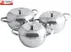 Bộ Nồi Táo Inox 304 Đáy Từ Ticook TK05