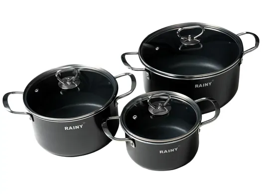 Bộ 3 Nồi Nhôm Đáy Từ Rainy RN2589KTT