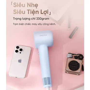 Máy Sấy Tóc Tốc Độ Cao Dreame AHD12A Màu Xanh 1