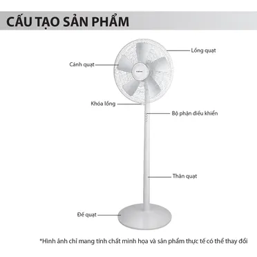 Quạt Đứng Simplehome LF43-40 1