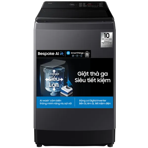Máy Giặt Samsung Inverter 15 Kg WA80F15S5CSV
