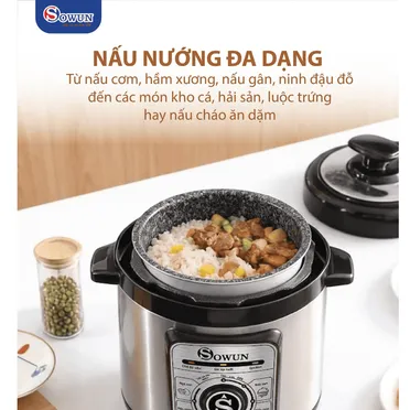 Nồi Áp Suất Điện Sowun SW 688 6 Lít 6