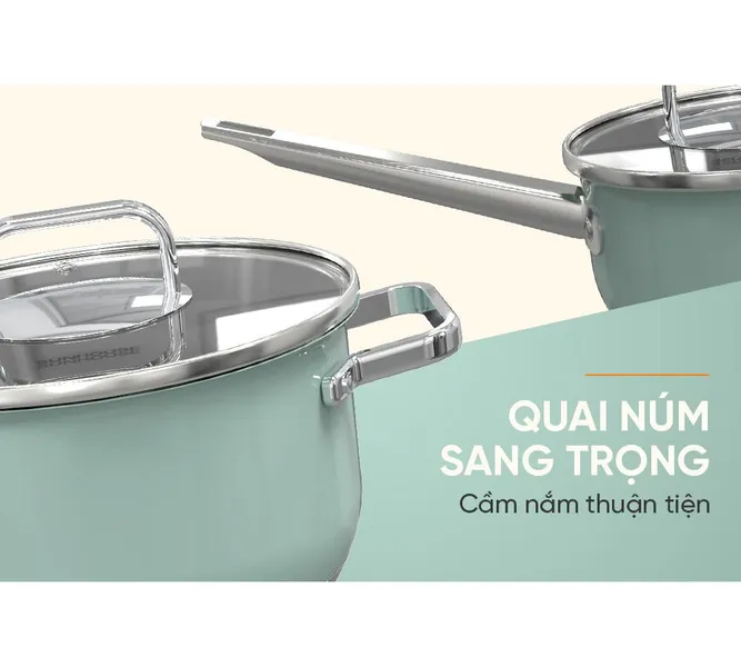 Bộ Nồi Chảo Inox 304 Sunhouse SHG608