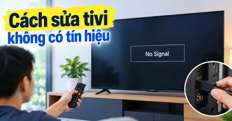 9 cách sửa tivi không có tín hiệu tại nhà nhanh chóng
