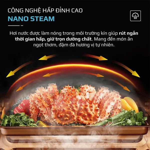 Nồi Chiên Hơi Nước Olivo SF1600 16 Lít