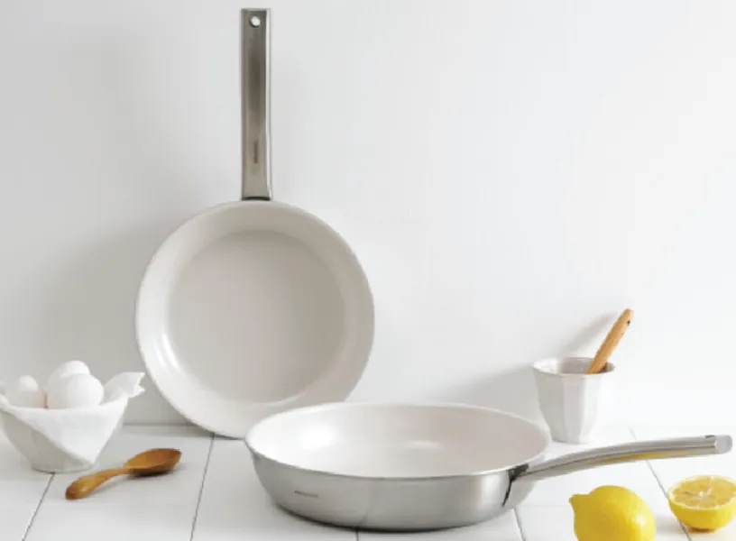 Chảo Inox 3 Lớp Edelkochen Chống Dính Ceramic 28cm EC-128