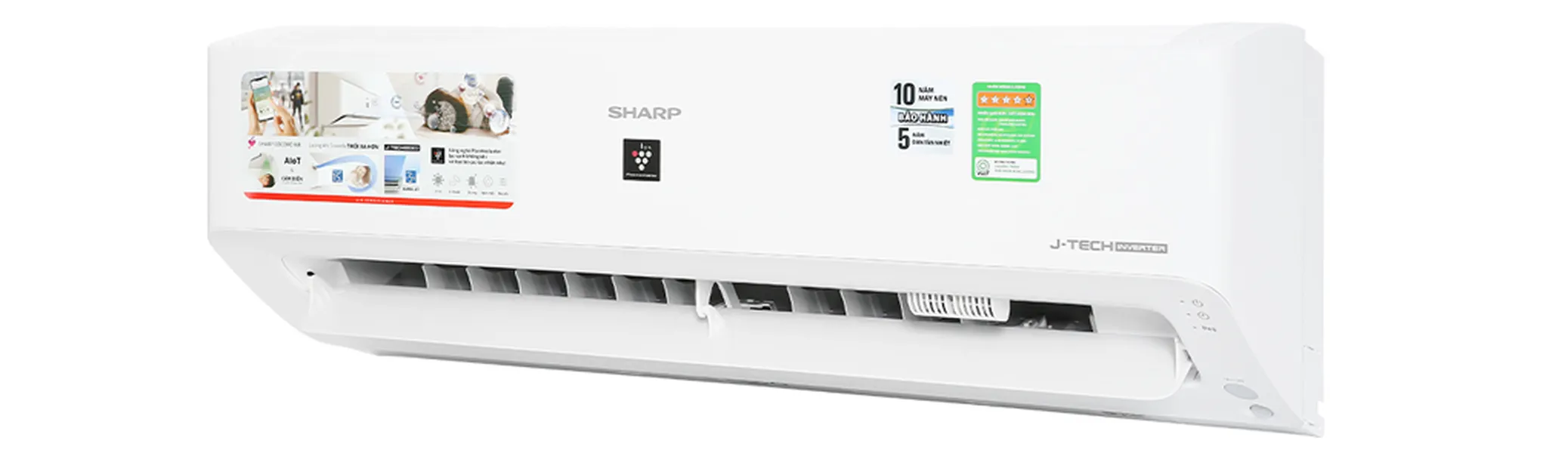 Máy Lạnh Sharp Inverter 1.5 HP AH-XP13YHW/AU-X13YHW