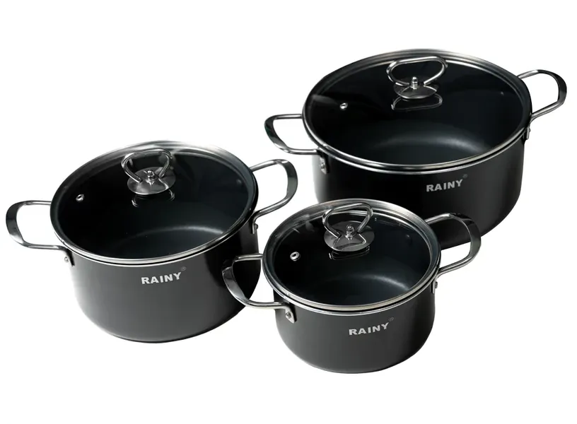 Bộ 3 Nồi Nhôm Đáy Từ Rainy RN2589KTT