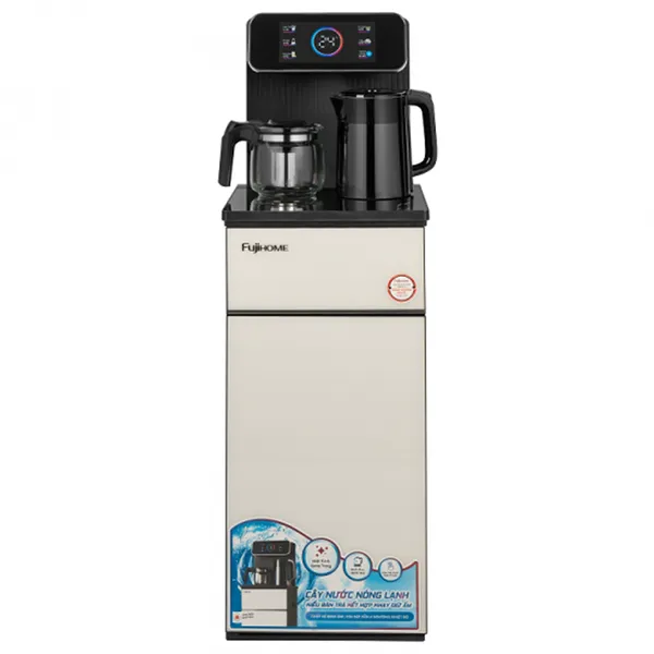 Cây Nước Nóng Lạnh Bình Âm Kết Hợp Bàn Pha Trà Cafe Fujihome TBD22
