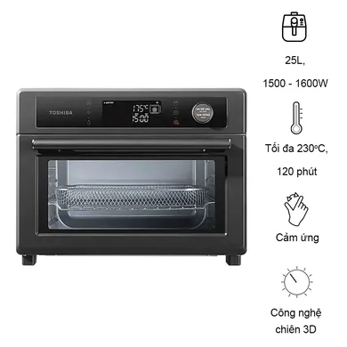 Lò Chiên Không Dầu Toshiba TL2-SAC25GZC(GR) 25 Lít