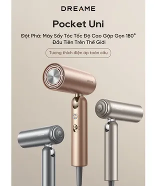 Máy Sấy Tóc Dreame Hair Pocket Uni AHD54 Màu Vàng Đồng 7