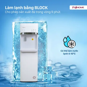 Cây Nước Nóng Lạnh Bình Âm Kèm Chức Năng Làm Đá Fujihome WD628C-IM 2