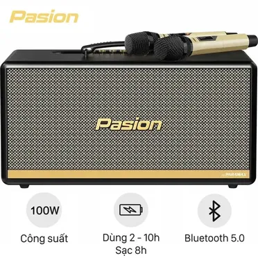 Loa Di Động Xách Tay Paramax PASION 2c (Màu Đen)