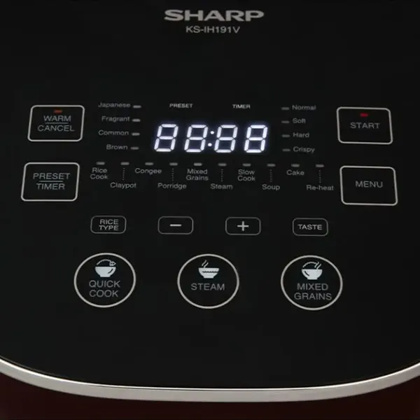 Nồi Cơm Điện Cao Tần Sharp KS-IH191V-BK 1.8 Lít
