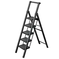 Thang Ghế Gấp Gọn Thông Minh 5 Bậc Fujihome SL105B (Black)