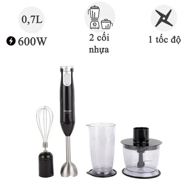 Máy xay sinh tố cầm tay Panasonic MX-SS1BRA 600W