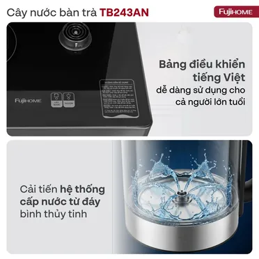 Cây Nước Nóng Lạnh Kết Hợp Bàn Pha Trà, Cafe Fujihome TB243AN 7