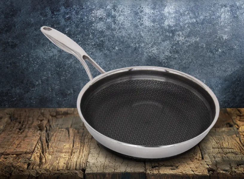 Chảo Kims Cook 3 Lớp Đáy Từ Chống Dính Blackcube 20cm