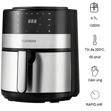 Nồi Chiên Không Dầu Cuckoo CAF-F0410T/BKVNCV Màu Đen