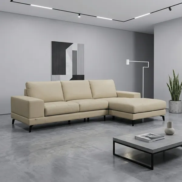Sofa L (góc phải) Velie EM0991 Kem