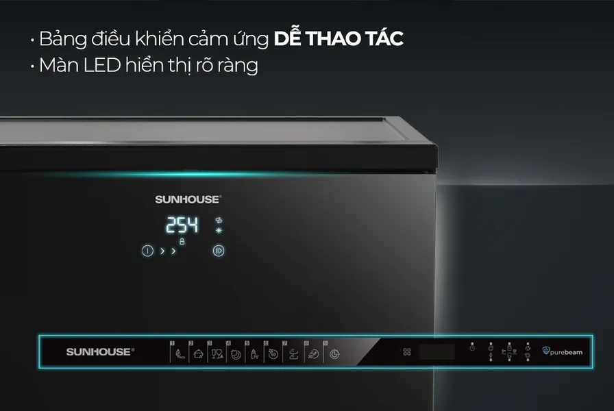 Máy Rửa Bát Sunhouse SHB8615SEB