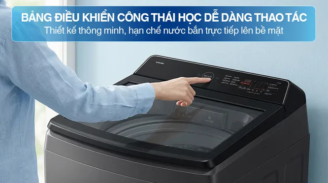 Máy Giặt Samsung Inverter 17 Kg WA40F17E7CSV