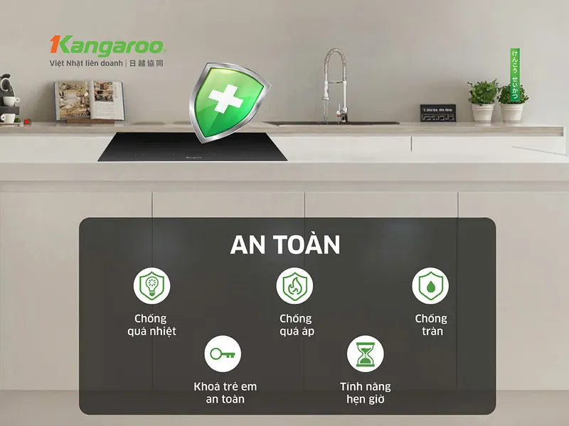 Bếp Điện Từ Đôi Kangaroo KGIC50D3C