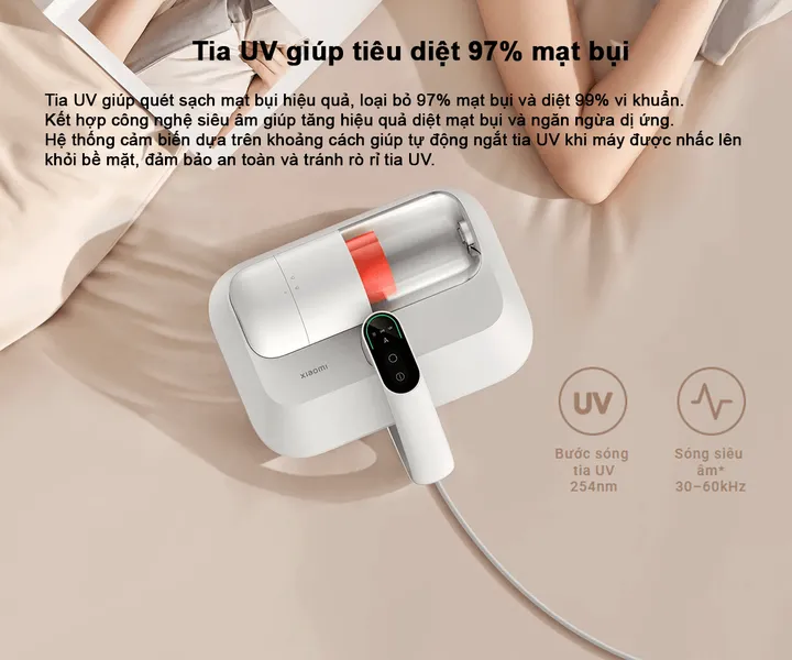 Máy Hút Bụi Giường Nệm Xiaomi Dust Mite Vacuum Cleaner Pro EU (BHR8943EU)