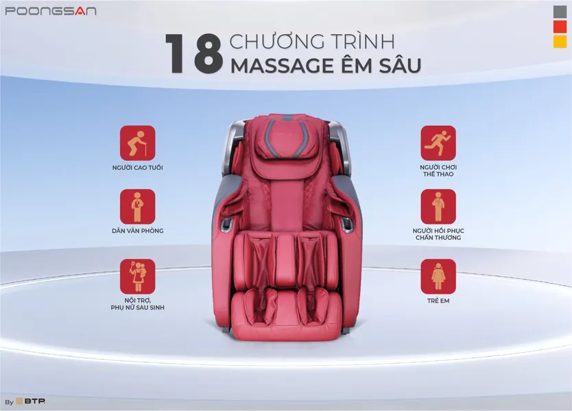 Ghế Massage Cao Cấp Poongsan MCP-501