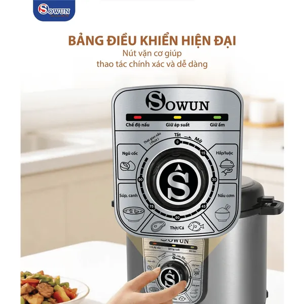 Nồi Áp Suất Điện Sowun SW 688 6 Lít