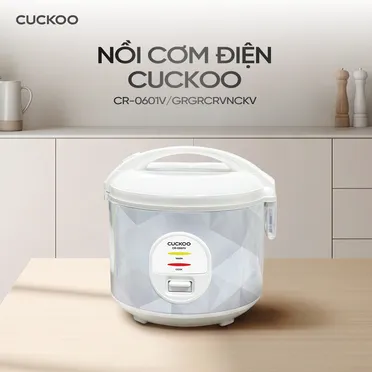 Nồi Cơm Điện Cuckoo CR-0601V/GRGRCRVNCKV Màu Xám 1.0 Lít 5
