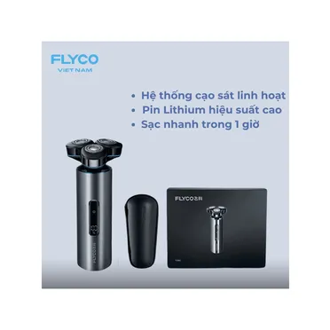 Máy Cạo Râu Điện Flyco FS988VN Màu Đen 1