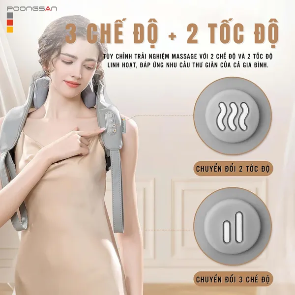 Gối Massage Poongsan N18