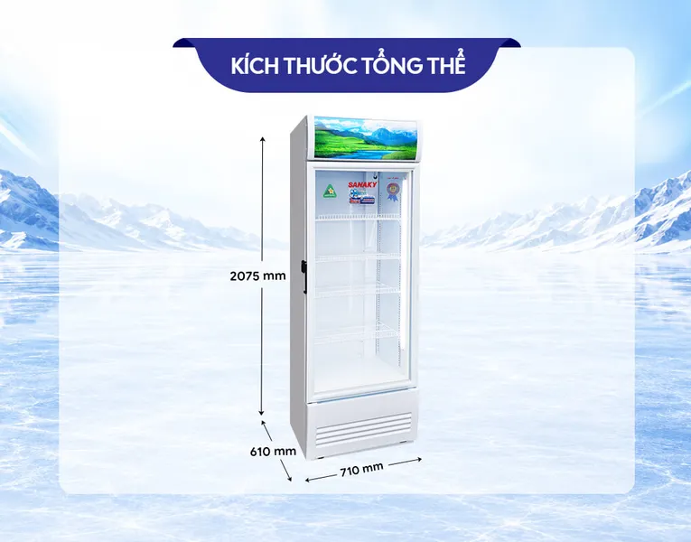 Tủ Mát Sanaky Inverter 480 Lít VH-5089K3
